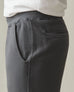 Men's French Terry Straight Pant - Dark Charcoal